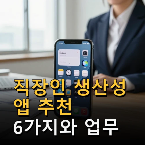 직장인 생산성 앱 추천