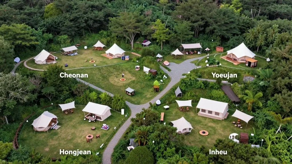 서울근교글램핑장 체험 프로그램 유형 이미지