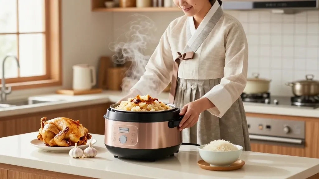 누룽지 백숙에 적합한 전기밥솥 선택 기준 이미지
