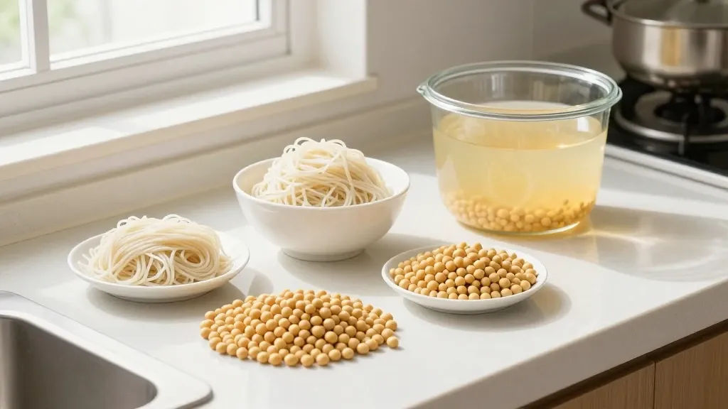 콩국수 만들기 집에서 간단하게 각종 토핑과 맛 조절법 이미지