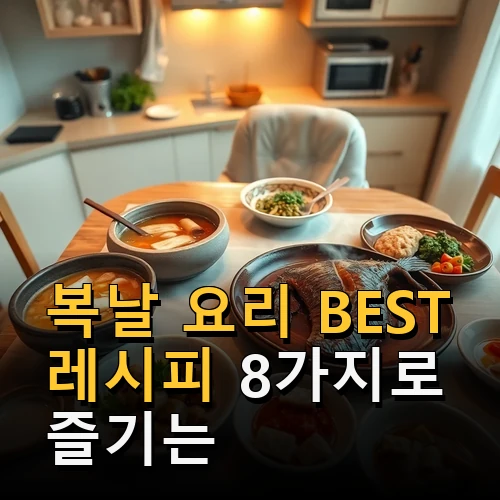 복날 요리 BEST 레시피